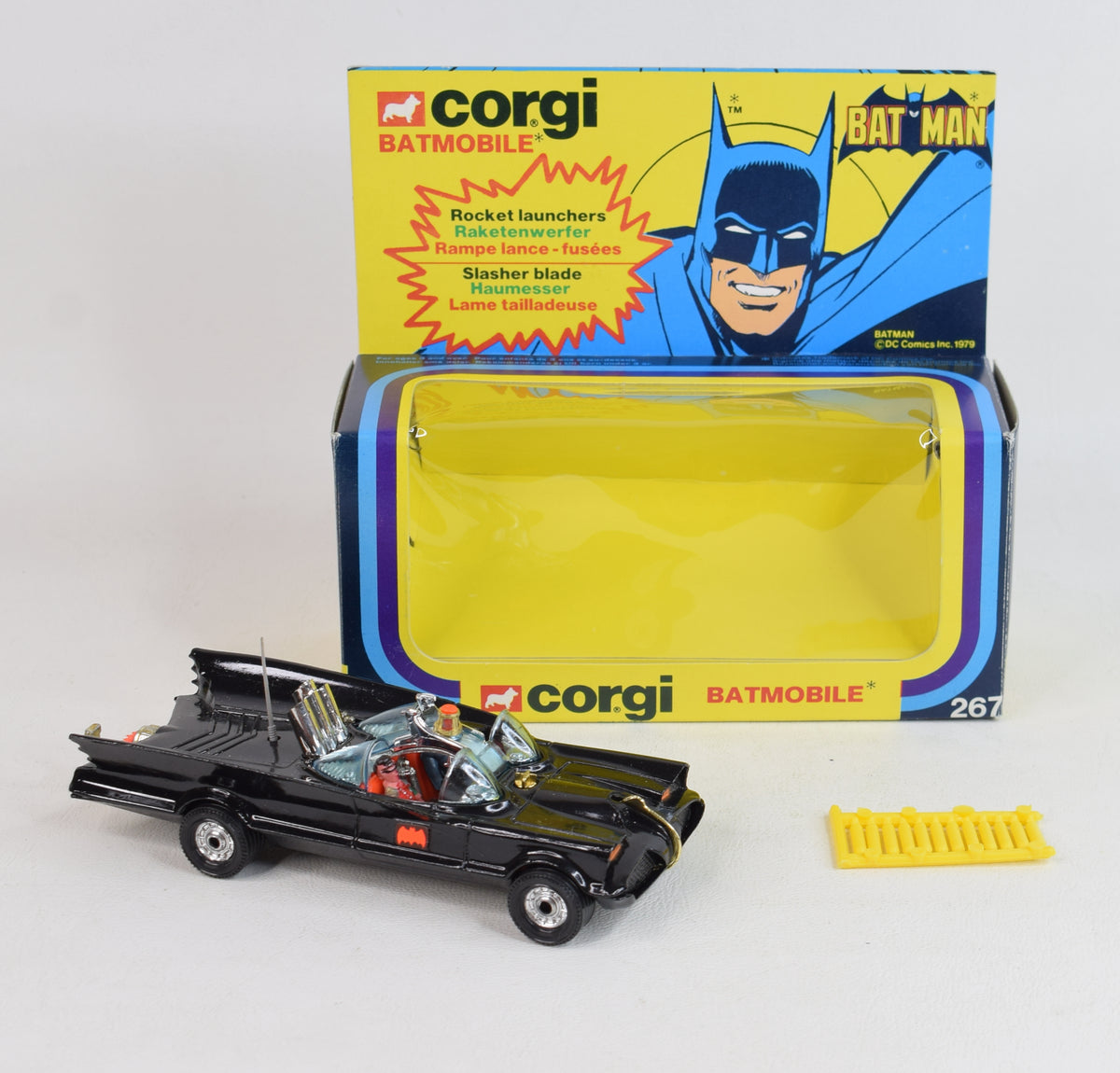 Corgi toys 267 Batmobile Virtually Mint/Nice box