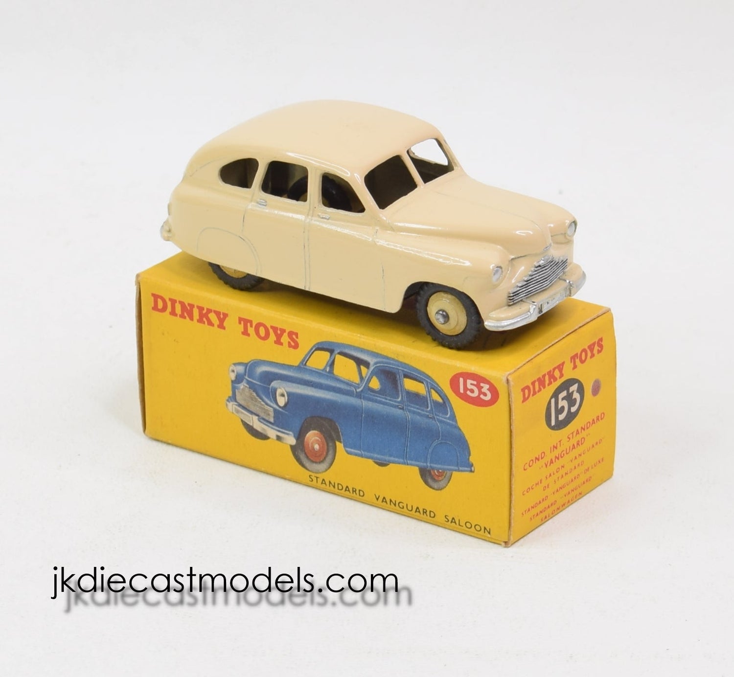 Dinky Toys 153 Standard Vanguard Virtually Mint/Nice box ''BGS Collection''