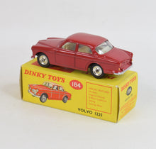 Dinky toys 184 Volvo 122s Virtually Mint/Nice box (Dark red)