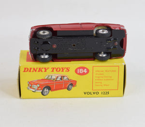 Dinky toys 184 Volvo 122s Virtually Mint/Nice box (Dark red)
