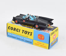 Corgi toys 267 Batmobile Virtually Mint/Nice box (Matte black) (Kensington)