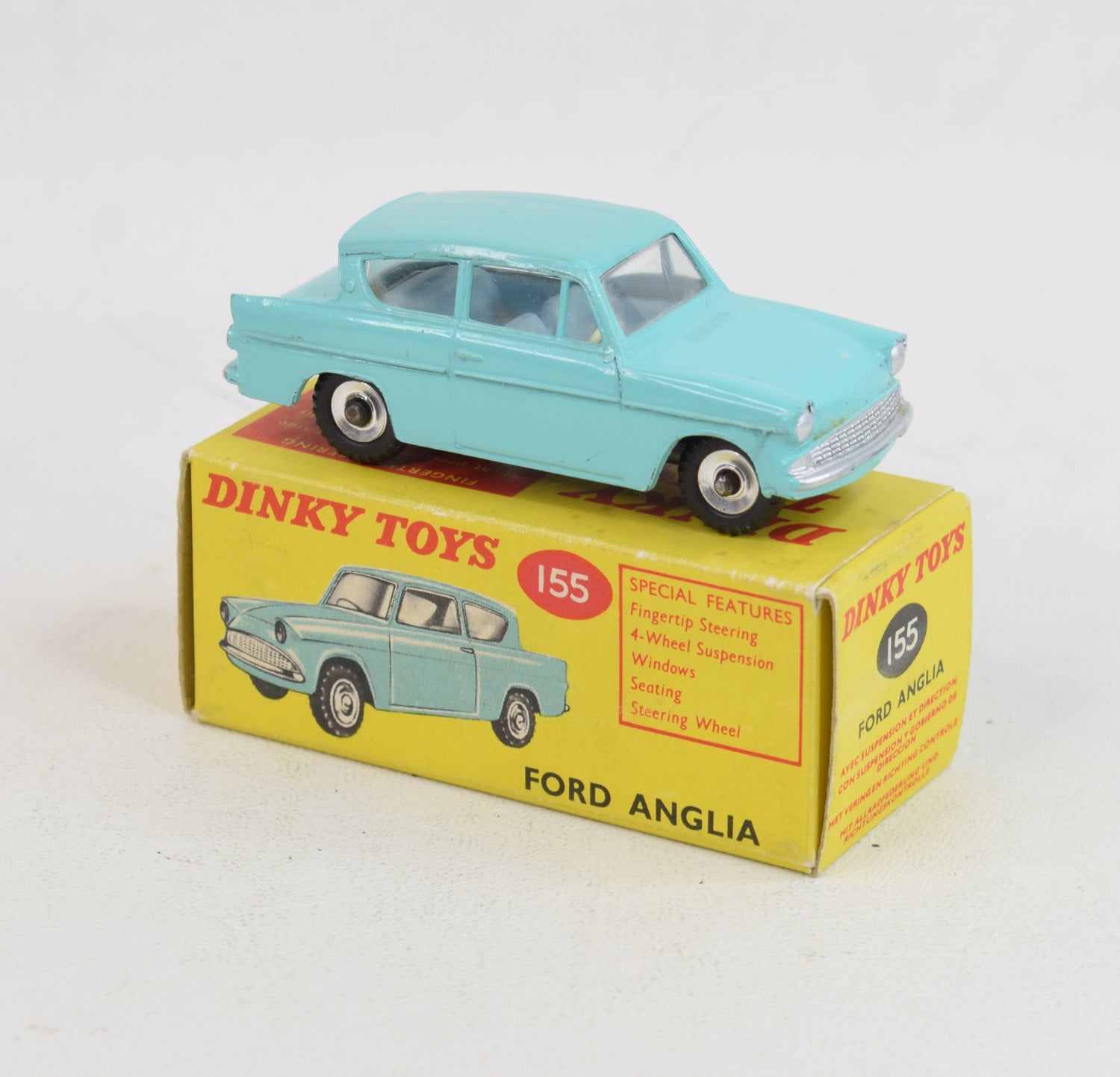 Dinky toys 155 Ford Anglia Virtually Mint/Nice box