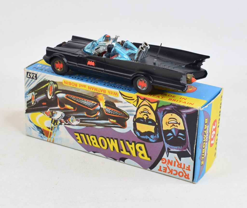 Corgi Toys 267 Batmobile Large Whizzwheels, 1978, échelle 1/43, Boîte D'origine
