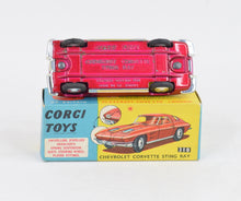 Corgi Toys 310 Chevrolet Corvette Virtually Mint/Nice box