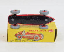 Dinky Toys 232 Alfa Romeo Virtually Mint/Boxed (Red plastic hubs)