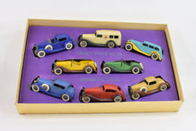 Dinky Toys Pre war 24 series Motor cars Gift set - Very Near Mint/Nice box (Sileby)
