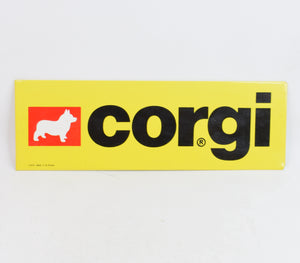 Corgi toys 'Point of Sale' Hanging/Back stand shop display sign (2)