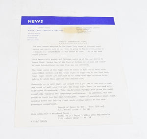 Corgi toys 303 Roger Clark Capri Virtually Mint/Nice box (Biddy Laing letter & photo)