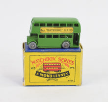 Matchbox Lesney 5 London Bus MW/B1 box Virtually Mint/Boxed (Australian export)
