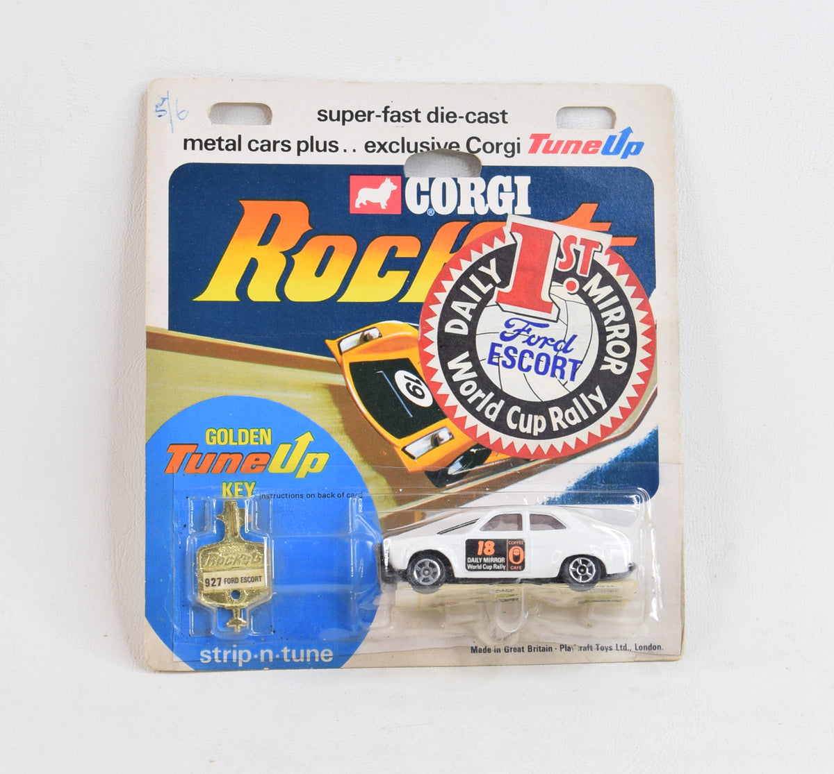 Corgi Rckets 927 Ford Escort Rally M.O.C 'Dryden Collection'