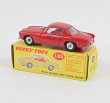 Dinky Toys 185 Alfa Romeo 1800 Very Near Mint/Boxed (Red interior)