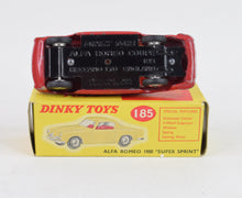 Dinky Toys 185 Alfa Romeo 1800 Very Near Mint/Boxed (Red interior)