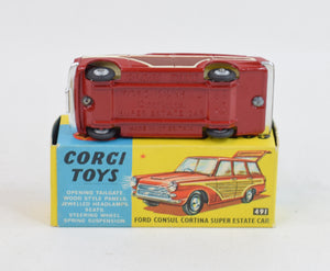 Corgi toys 491 Ford Consul Estate Virtually Mint/Boxed (Cast hubs)