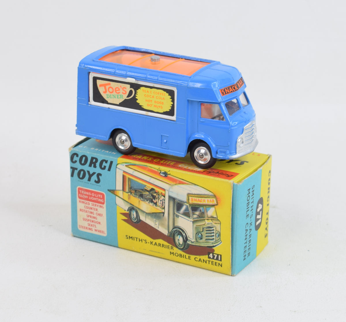 Corgi toys 471 Smith's-Karrier Mobile Canteen Virtually Mint/Boxed