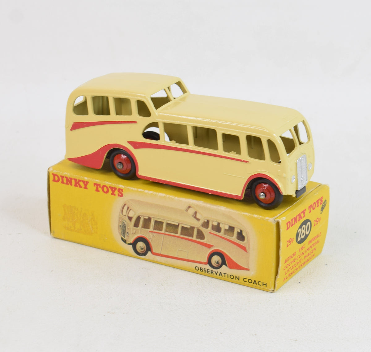 Dinky toys 29f - 280 Observation coach Virtually Mint/Boxed