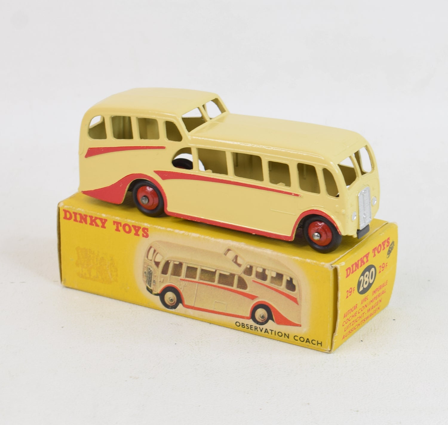 Dinky toys 29f - 280 Observation coach Virtually Mint/Boxed
