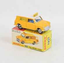 Dinky Toys 274 A.A Minivan Very Near Mint/Boxed
