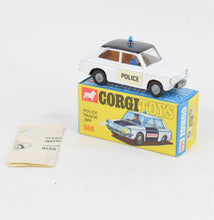 Corgi Toys 506 Police 'Panda' Imp Virtually Mint/Boxed