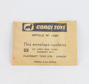 1498 Retailer pack of 6 Corgi toy 336 James Bond Toyota
