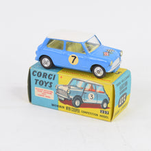 Corgi toys 227 Mini-Cooper Competition Virtually Mint/Nice box