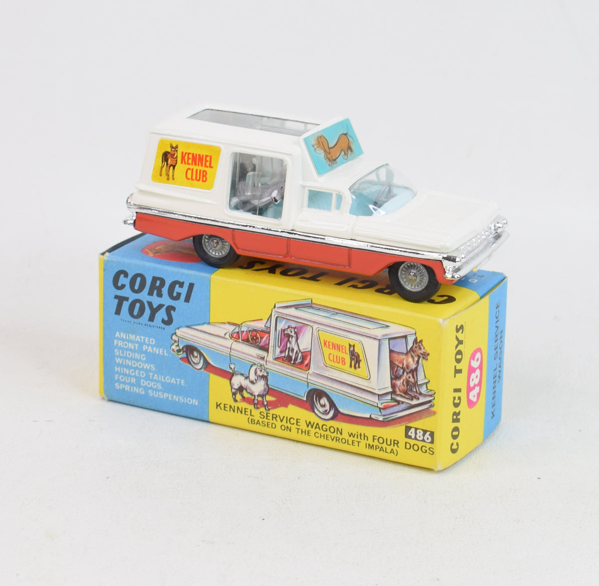 Corgi Toys 486 Kennel Service Wagon Virtually Mint/Boxed