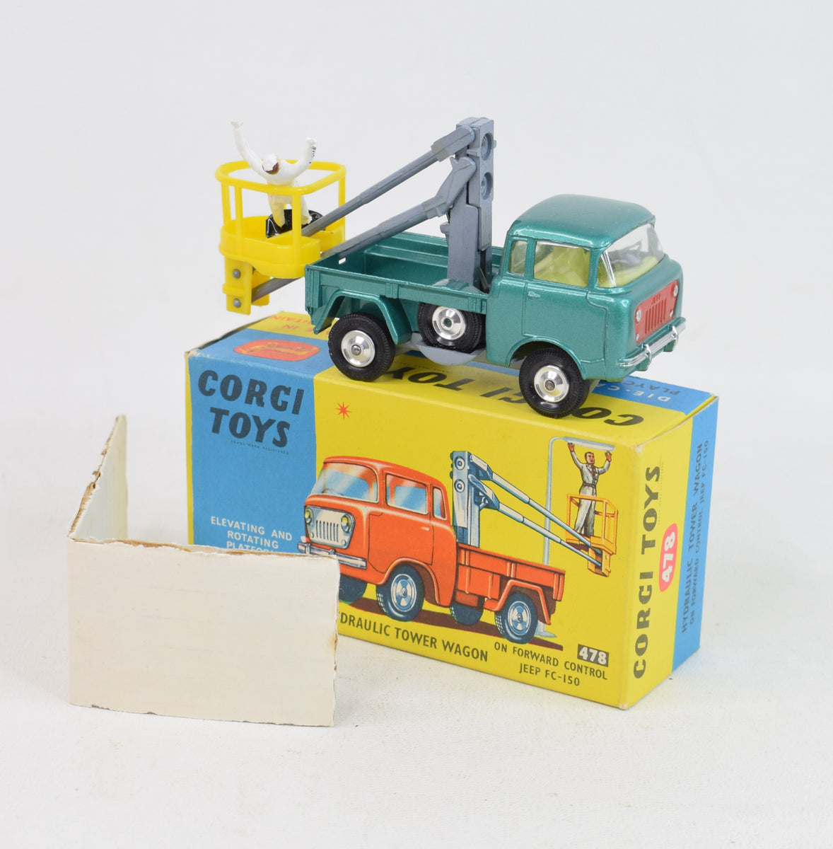 Corgi toys 478 Hydraulic Tower Forward Control FC-150 Virtually Mint/Boxed