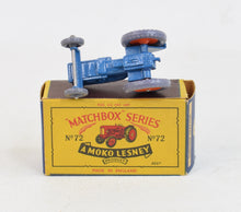 Matchbox Lesney 72 Fordson Tractor GPW/B4  Virtually Mint/Boxed "Dryden Collection"