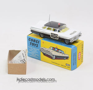 Corgi Toys 481 Chevrolet 'Police' Car Virtually Mint/Boxed