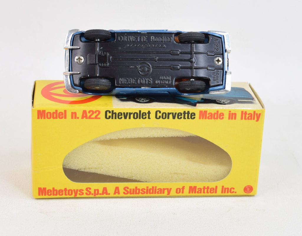 Vintage 60s Mebetoys Corvette Rondine Pininfarina #A-22 Made in Italy Vintage 60s Mebetoys Corvette Rondine Pininfarina #A-22 Made in Italy
