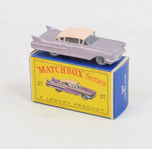 Matchbox Lesney 27 Cadillac SPW/D box Virtually Mint/Boxed "Rifleman Collection"