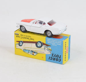 Corgi Toys 258 'Saint' P1800 Virtually Mint/Nice box (Cast hubs)