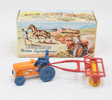 Benbros Tractor & Roller Very Near Mint/Boxed ''Carlton Collection''