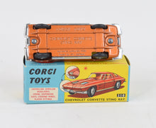 Corgi toys 310 Corvette Stingray Virtually Mint/Lovely box