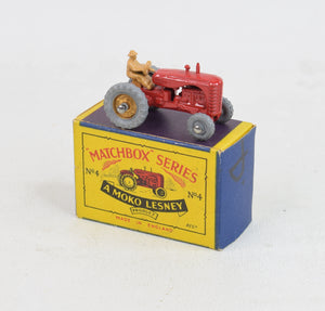 Matchbox Lesney 4 Tractor RW/B2 Virtually Mint/Boxed "Rifleman Collection"