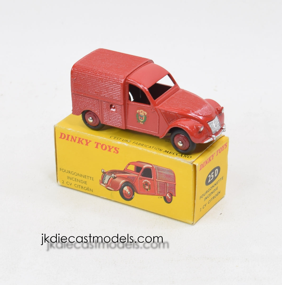 French Dinky 25d 2 cv Citroen Fourgonnette  Virtually Mint/Boxed 'Carlton' Collection