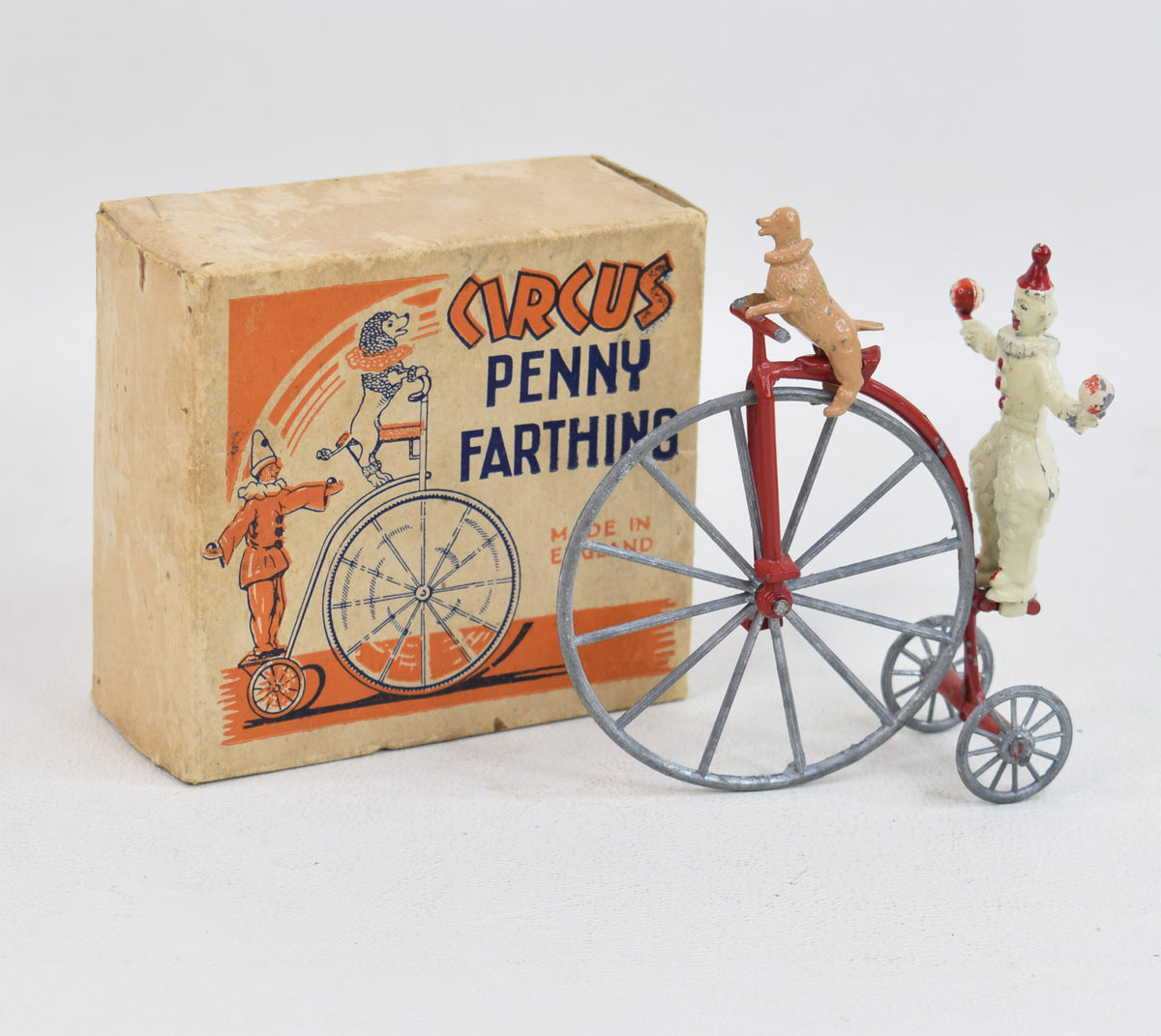 Charbens Salco Circus Penny Farthing Very Near Mint/Boxed (with dog)
