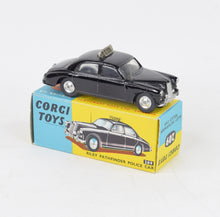 Corgi Toys 209 Riley Pathfinder Police car Virtually Mint/Lovely box (Shaped hubs)