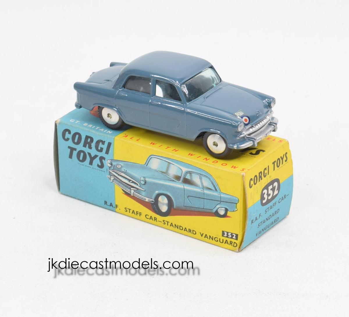 Corgi toy 352 R.A.F Staff car Virtually Mint/Nice box ''Swansea Collection''
