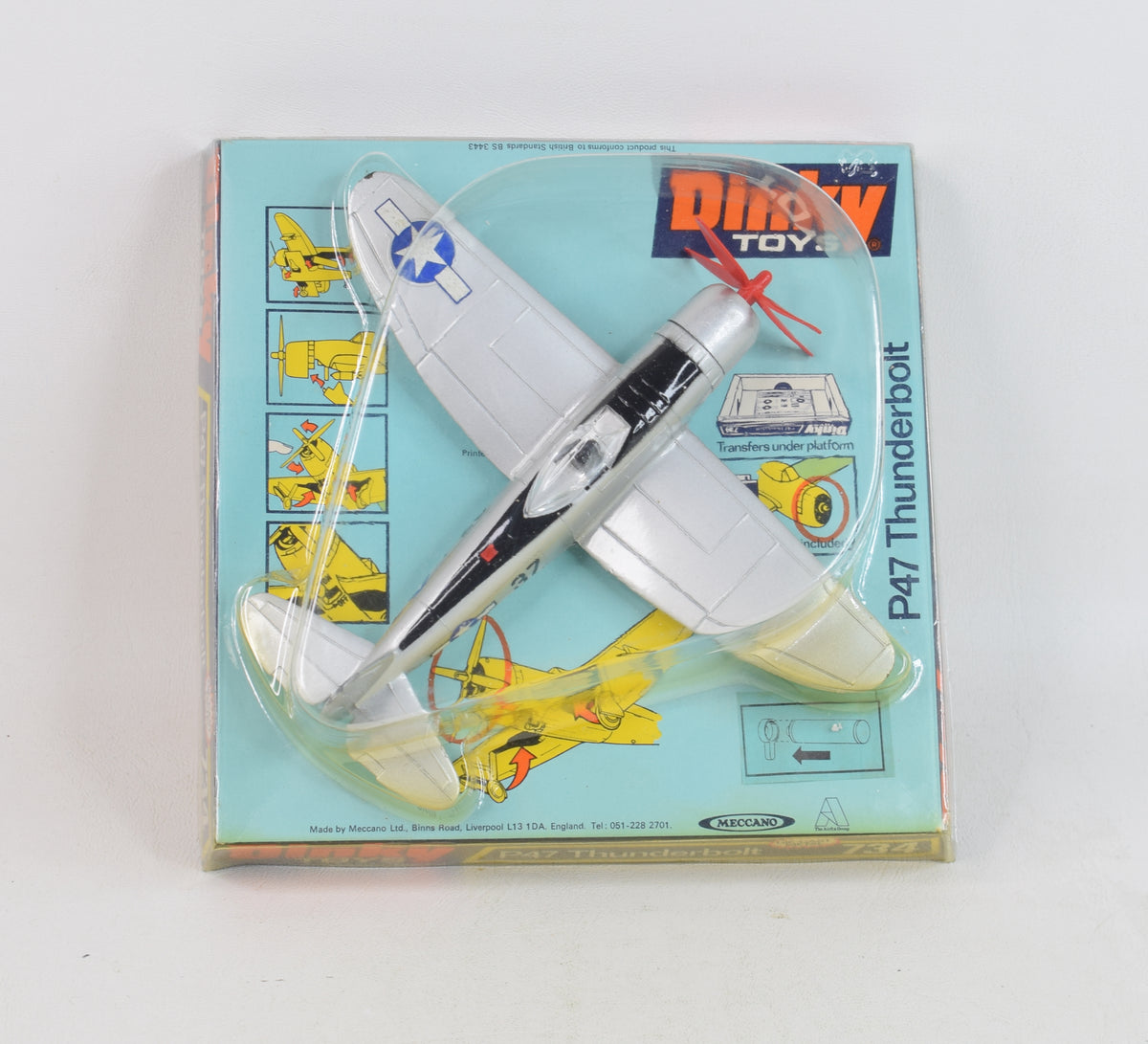 Dinky toys 734 P47 Thunderbolt Virtually Mint/Nice box