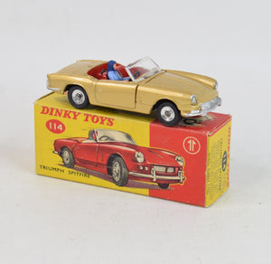 Dinky toy 114 Triumph Spitfire Virtually Mint/Boxed