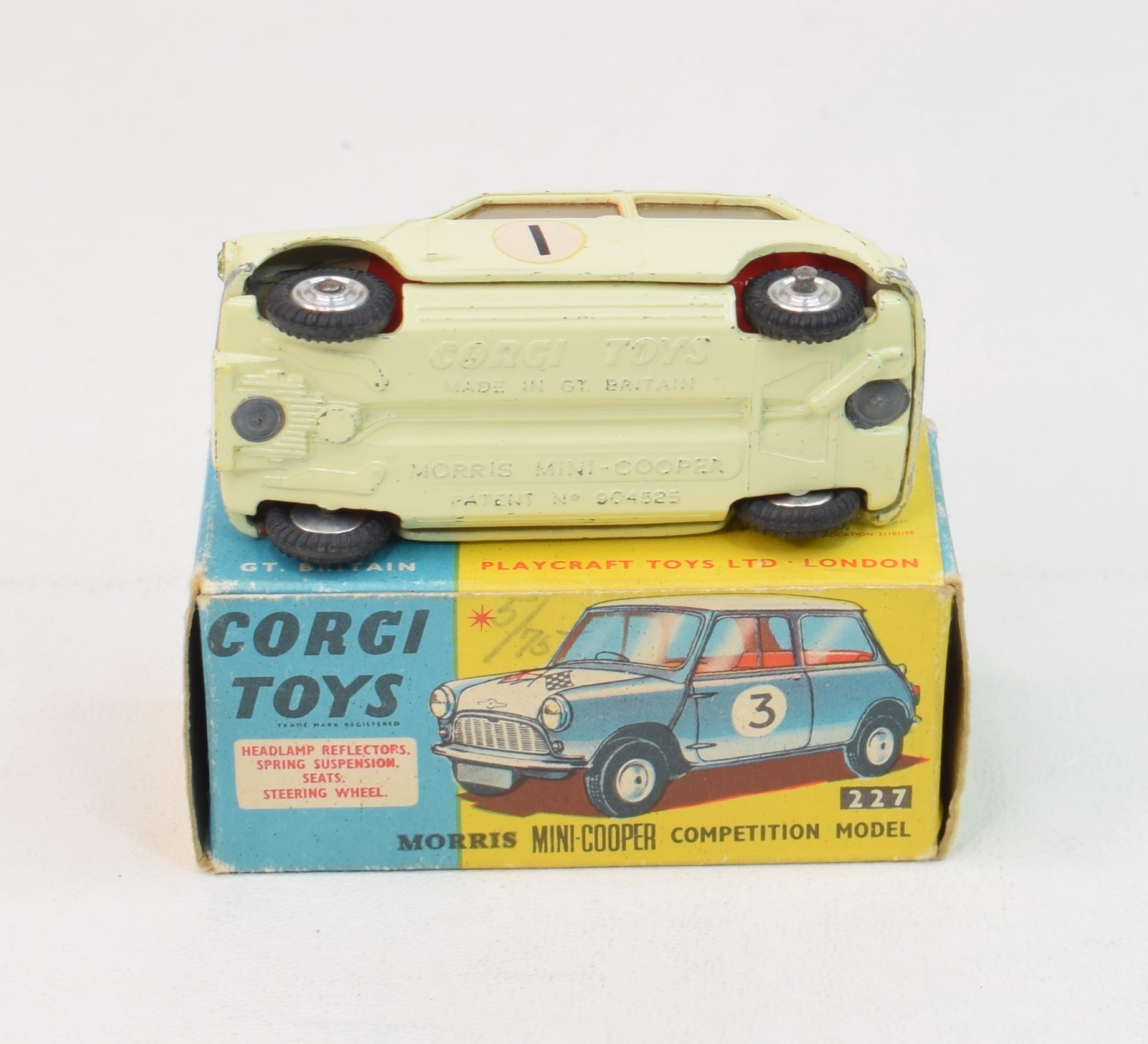 Corgi toys 227 Mini-Cooper Competition Very Near Mint/Boxed – JK