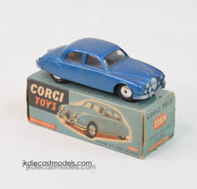 Corgi Toys 208m Jaguar 2.4 Virtually Mint/Boxed (Grey baseplate)