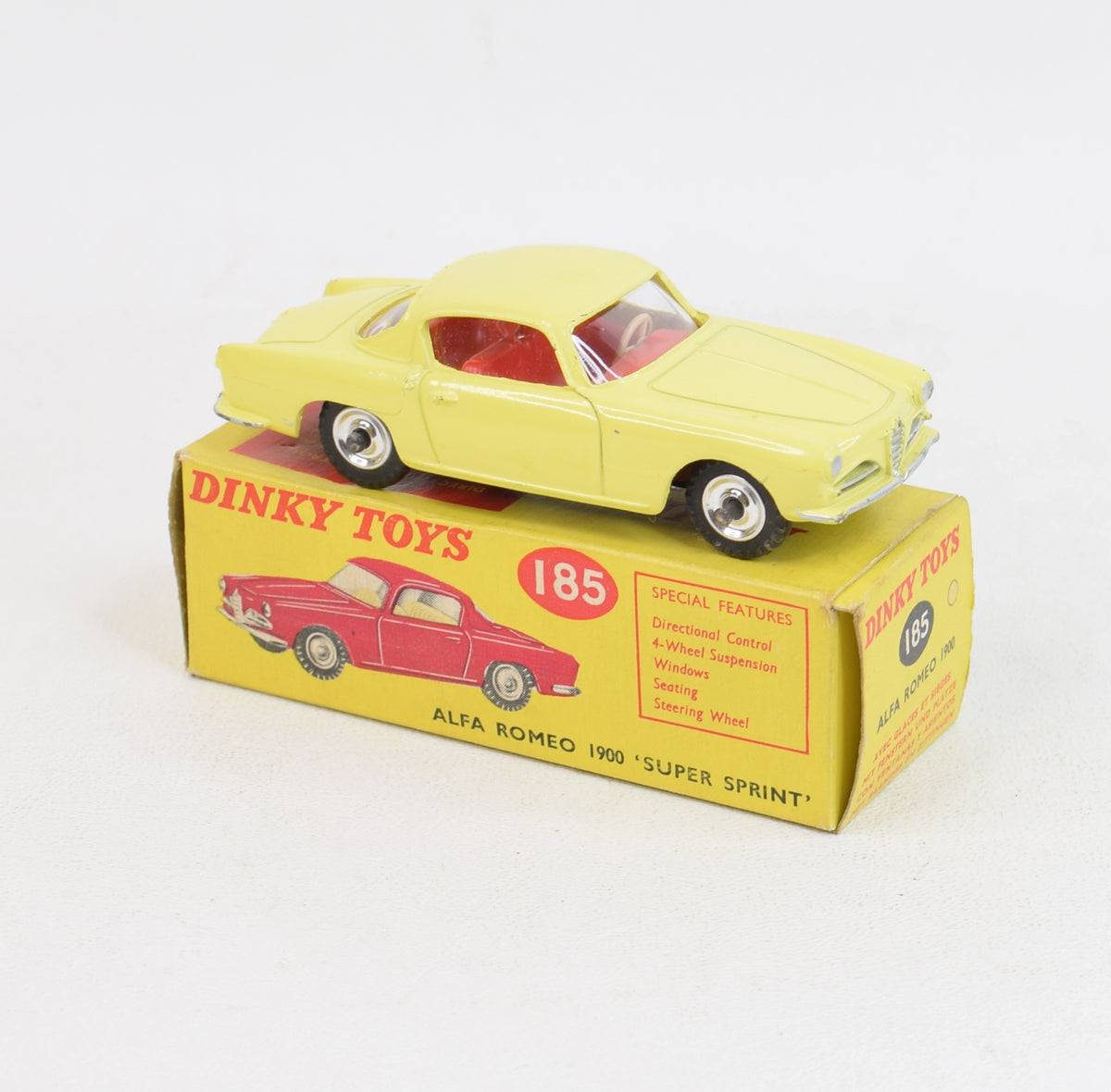 Dinky Toys 185 Alfa Romeo 1800 Virtually Mint/Boxed