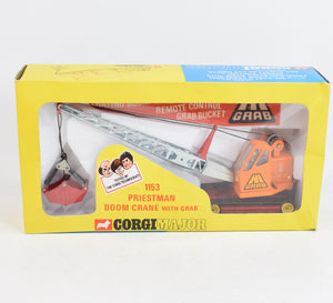 Corgi toys 1153 Priestman boom crane Appears Mint/Nice box