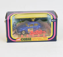 Corgi toys 401 VW Motor School (FAHR-SCHULE) Virtually Mint/Nice box