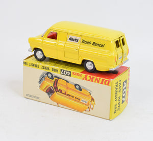 Dinky toy 407 'Hertz' Ford Transit Virtually Mint/Boxed "Carlton Collection"