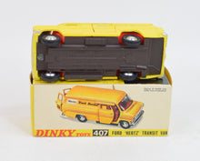Dinky toy 407 'Hertz' Ford Transit Virtually Mint/Boxed "Carlton Collection"