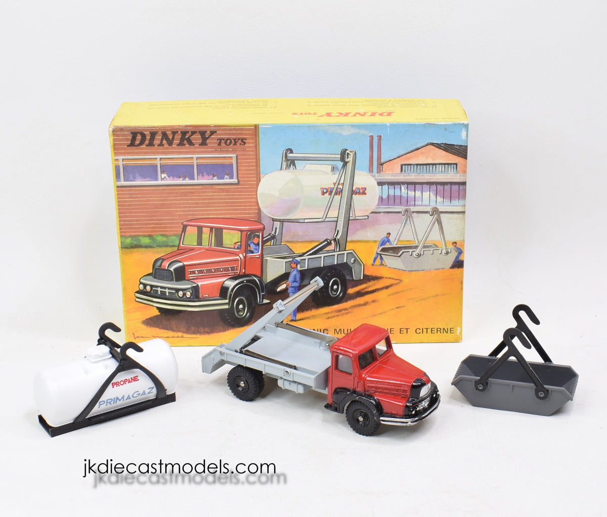 DINKY TOYS 805 Camion Unic Multibenne et Citerne 99% mint in vnm box DINKY TOYS 805 Camion Unic Multibenne et Citerne 99% mint in vnm box