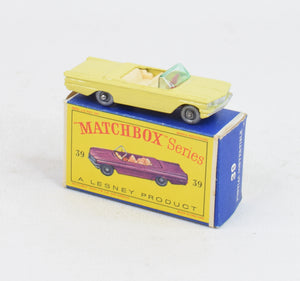 Matchbox Lesney 39 Pontiac SPW/D box Virtually Mint/Nice box "Carlton Collection"