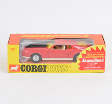 Corgi toys 391 James Bond Ford Mustang (Closed dished hubs) Virtually Mint/Lovely box (Kensington)